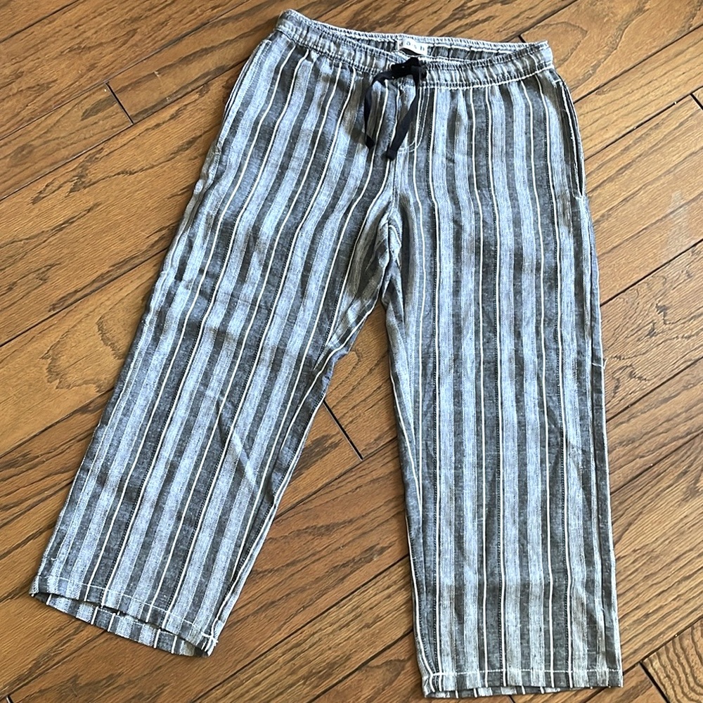 Dash linen blend wide leg pants